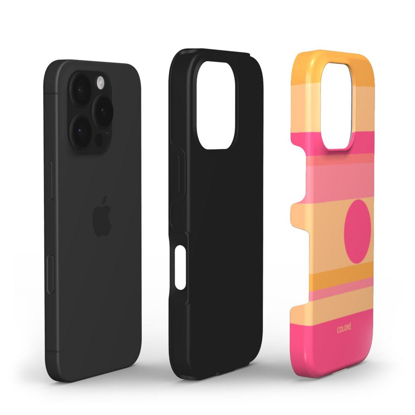 Center Stage - Pink & Orange -Tough Phone Case