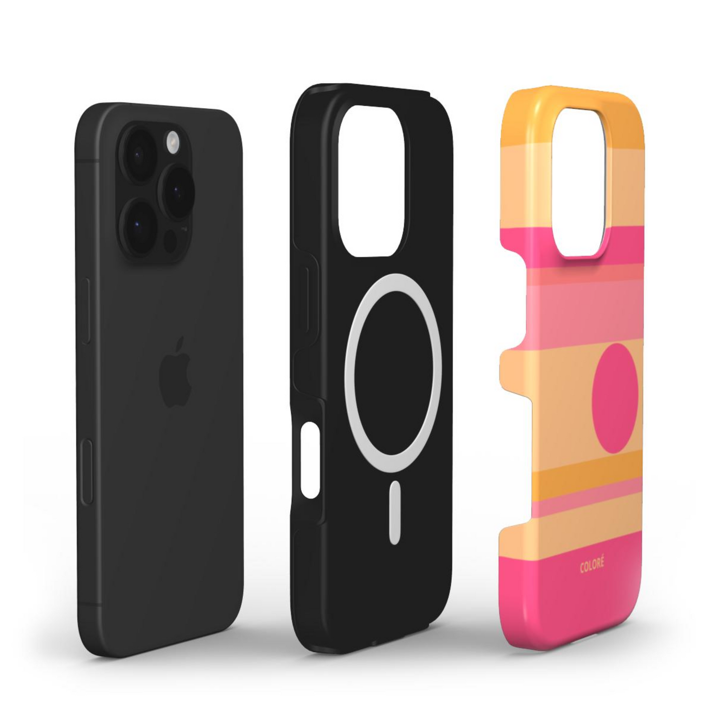 Center Stage - Pink & Orange - MagSafe Tough Phone Case