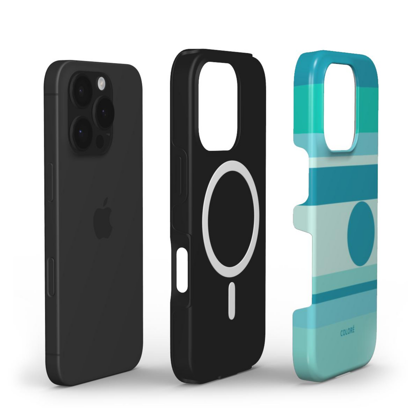 Center Stage - Green & Blue - MagSafe Tough Phone Case