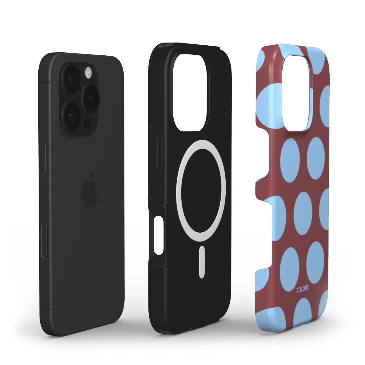 Scoop - Brown & Blue - MagSafe Tough Phone Case