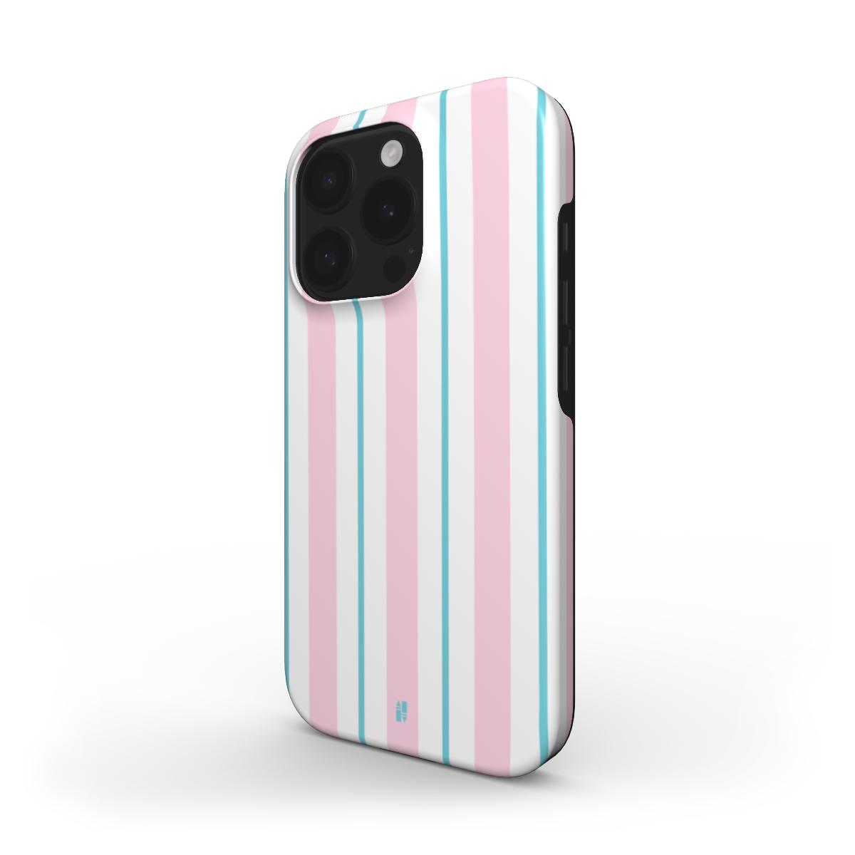 Vertical Flow - Pink & Blue - MagSafe Tough Phone Case