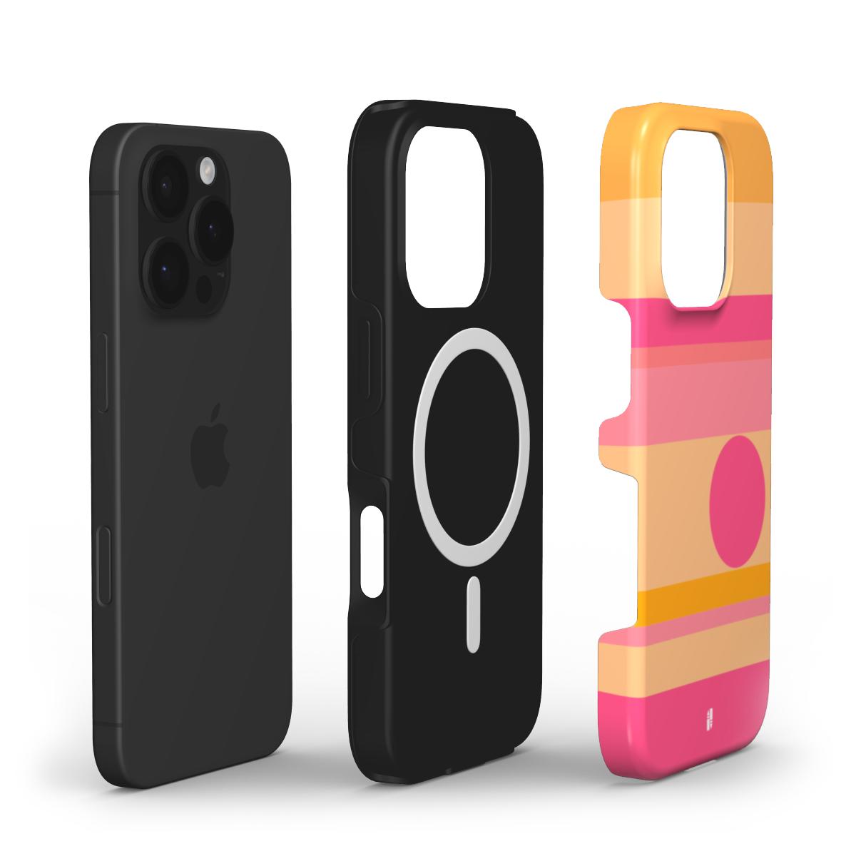 Center Stage - Pink & Orange - MagSafe Tough Phone Case