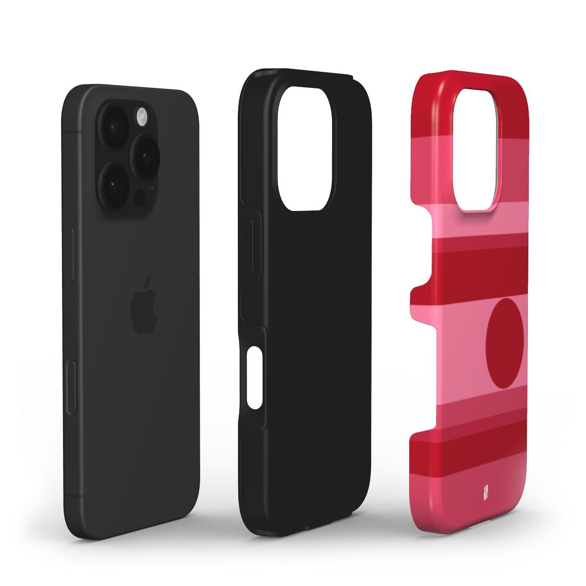 Center Stage - Pink & Red -Tough Phone Case