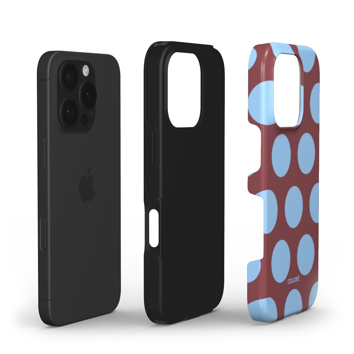 Scoop - Brown & Blue - Tough Phone Case