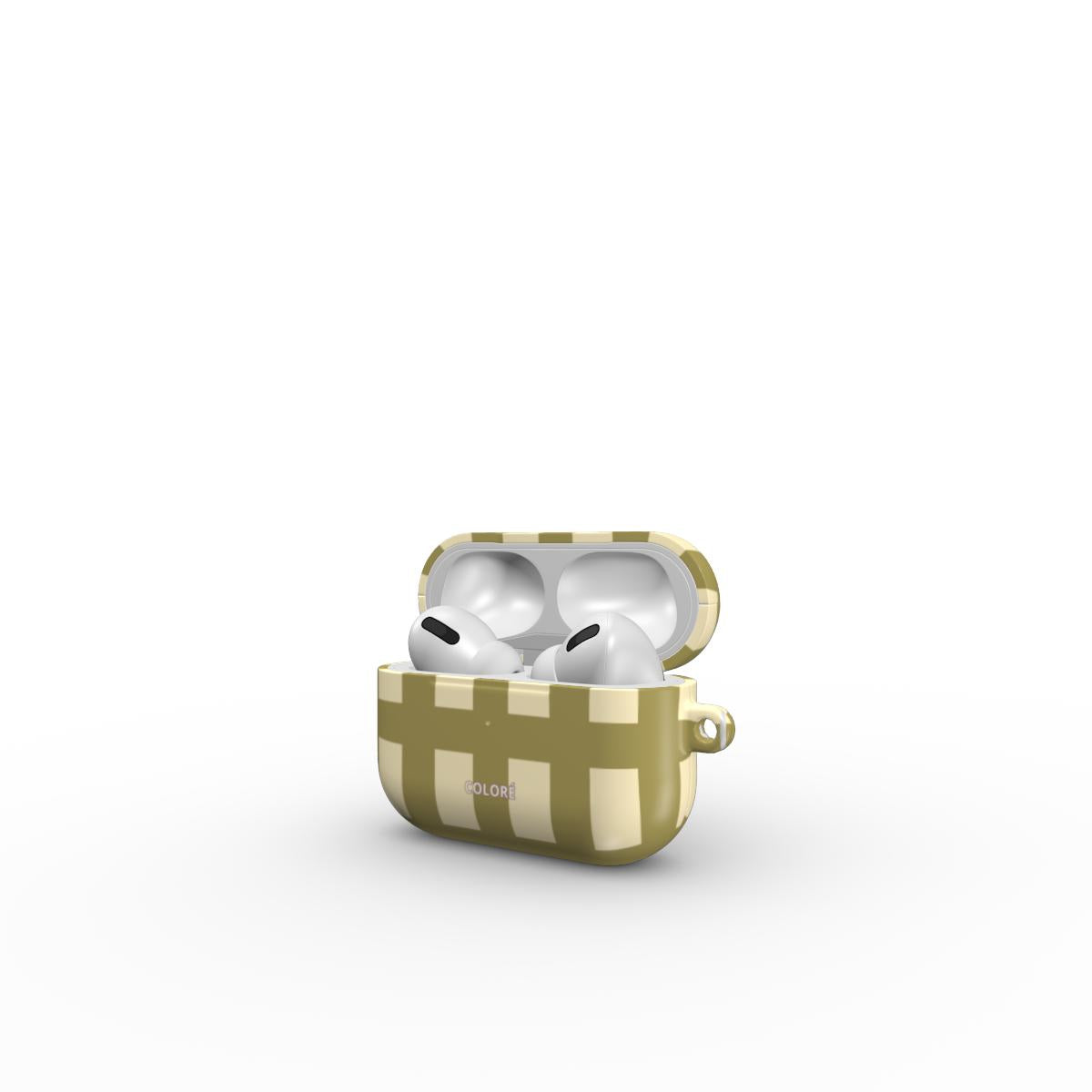 Cone - Green & Butter Yellow - Airpods Case