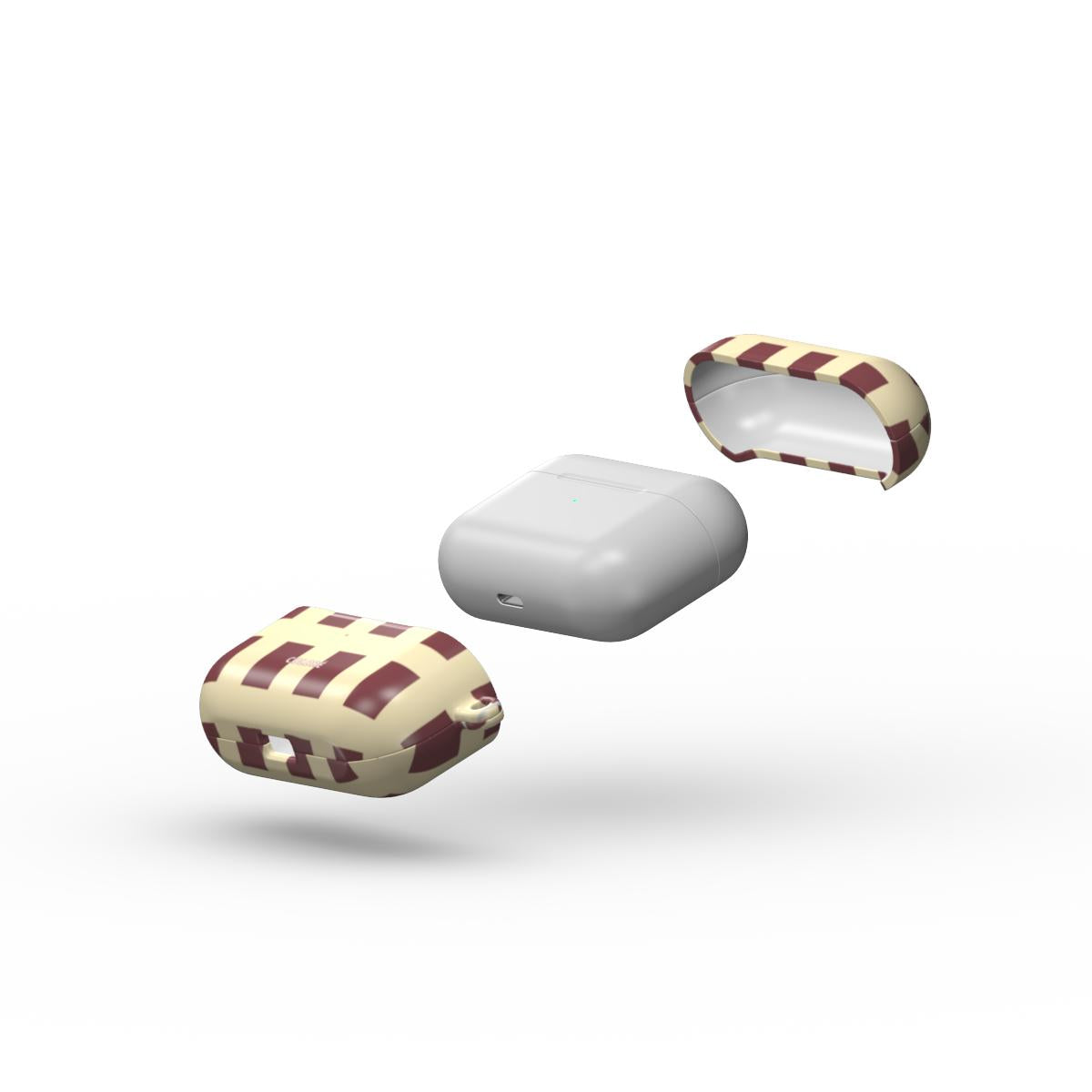 Cone - Butter Yellow & Brown - Airpods Case