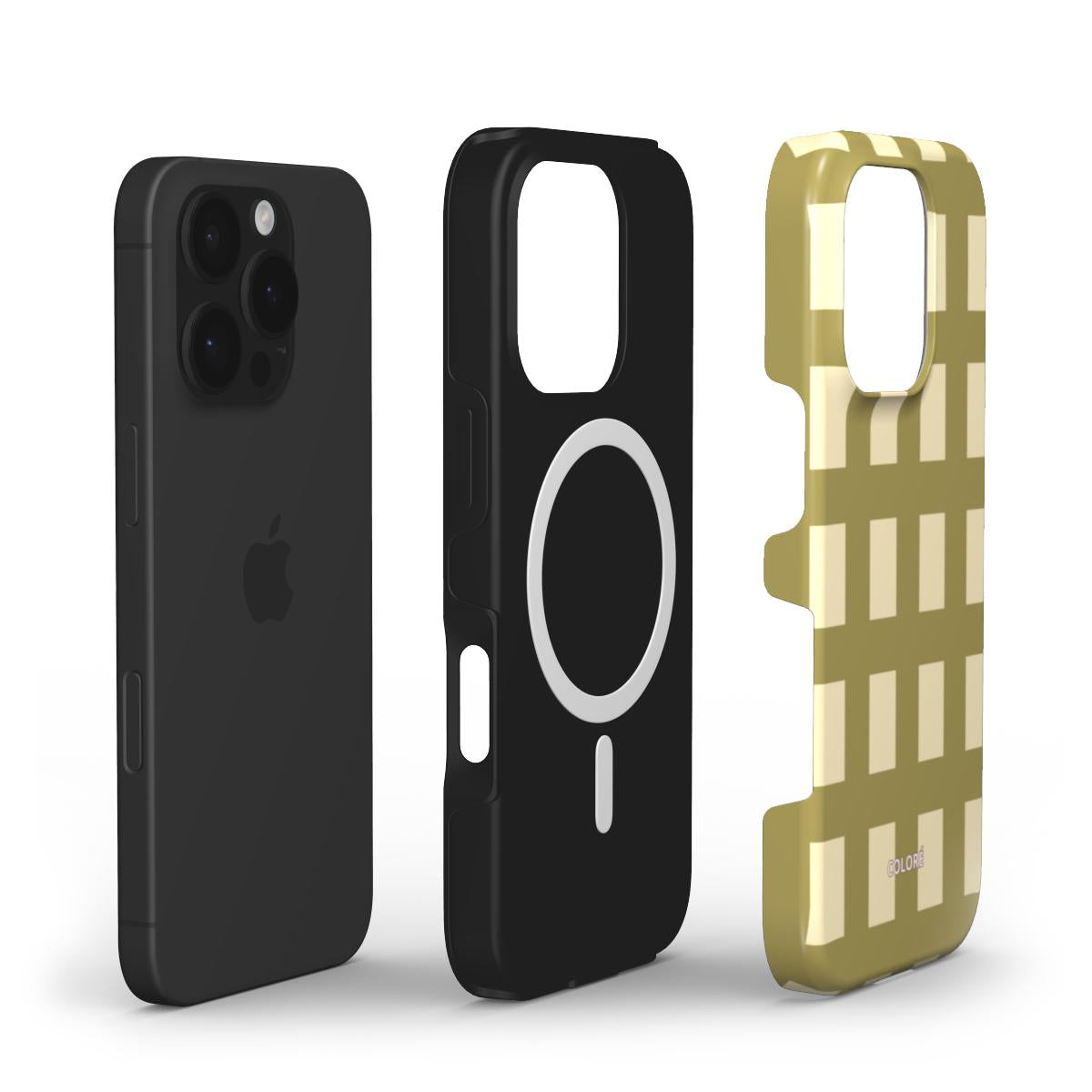 Cone - Green & Butter Yellow - MagSafe Tough Phone Case