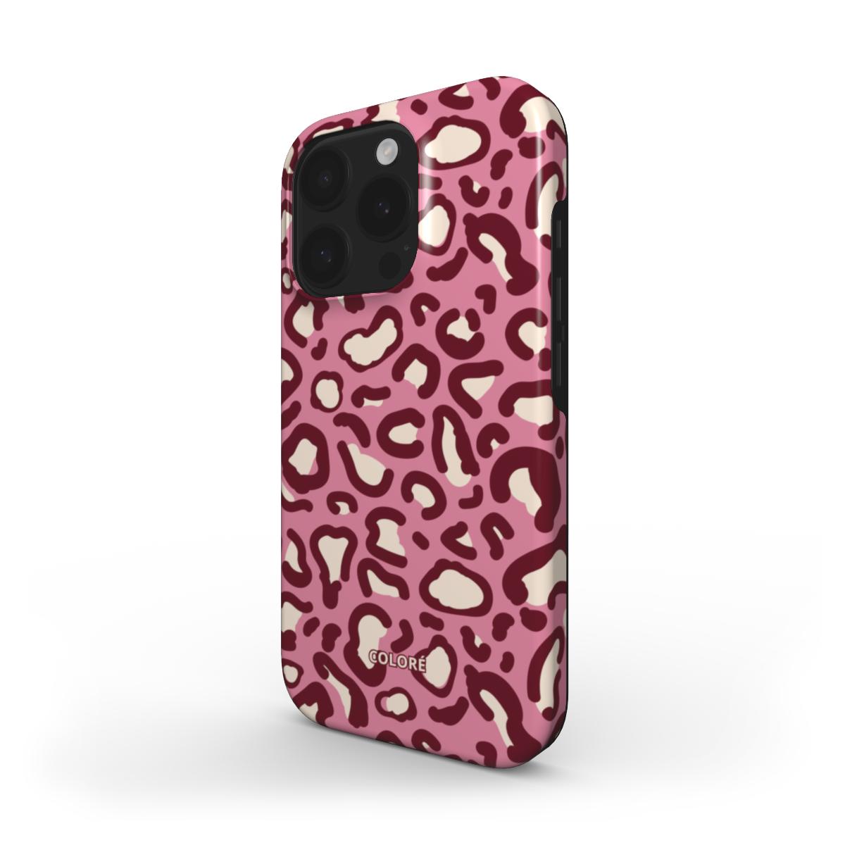 Leo Tones - Burgundy & Pink - Tough Phone Case