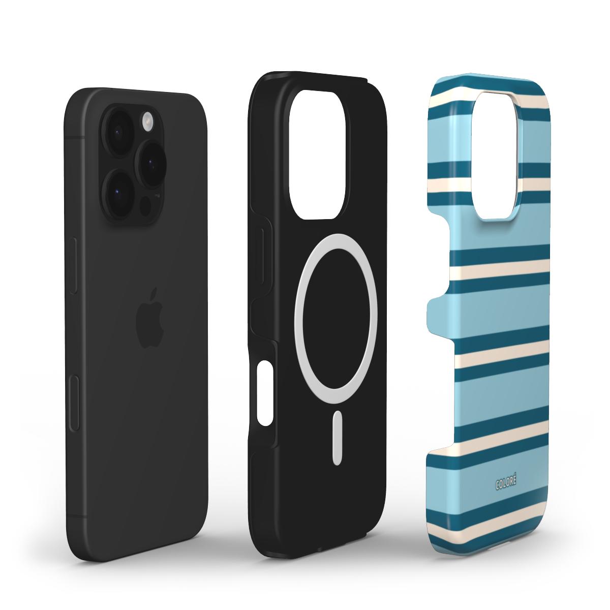 Nordic Layers - Blue - MagSafe Tough Phone Case