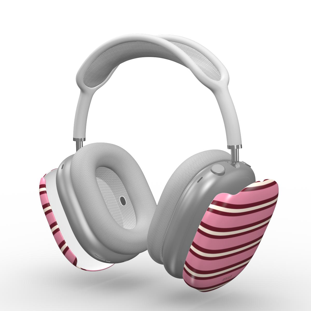 Nordic Layers - Burgundy & Pink - Apple AirPods Max Tough Case