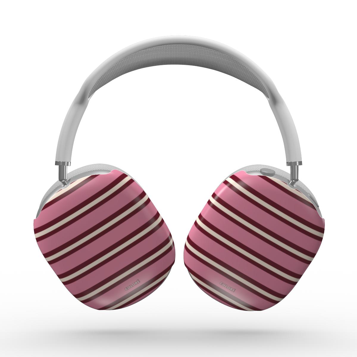 Nordic Layers - Burgundy & Pink - Apple AirPods Max Tough Case