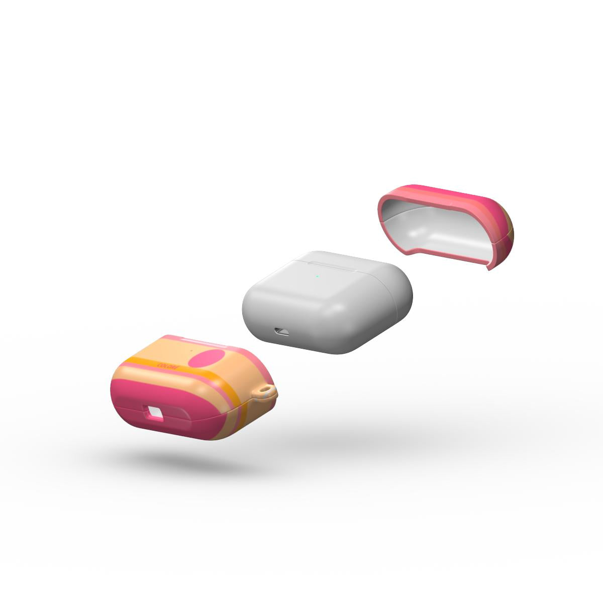 Center Stage - Orange & Pink - Airpods Case