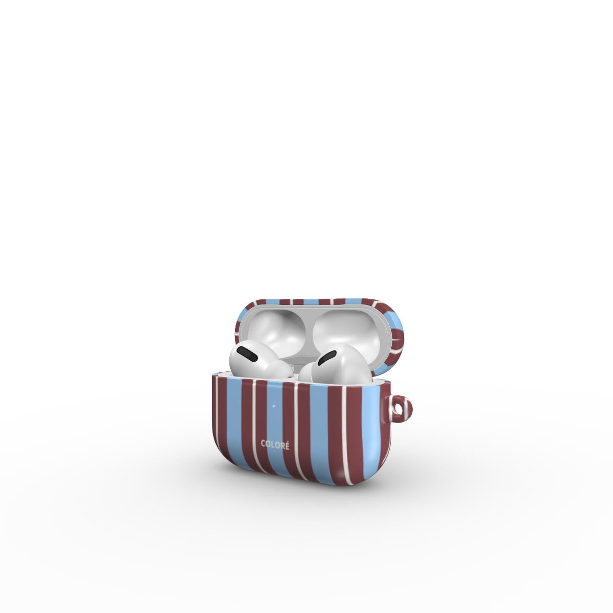 Vertical Flow - Brown & Blue - Airpods Case