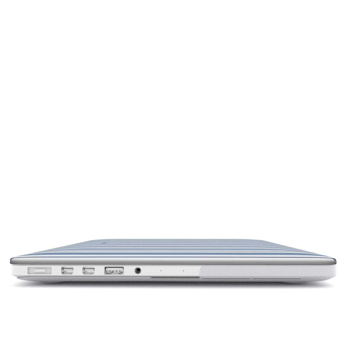 Vertical Flow - Blue - MacBook Case
