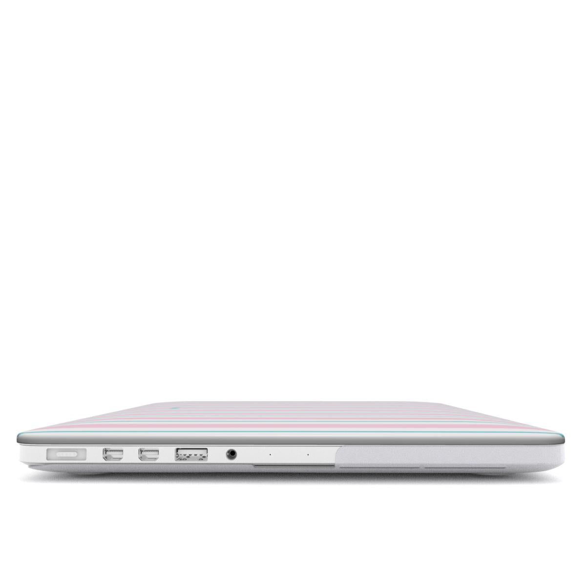 Vertical Flow - Pink & Blue - MacBook Case