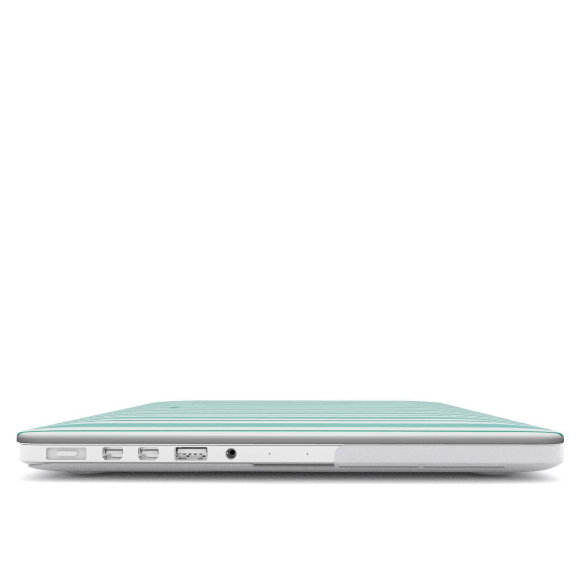 Vertical Flow - Blue & Green - MacBook Case