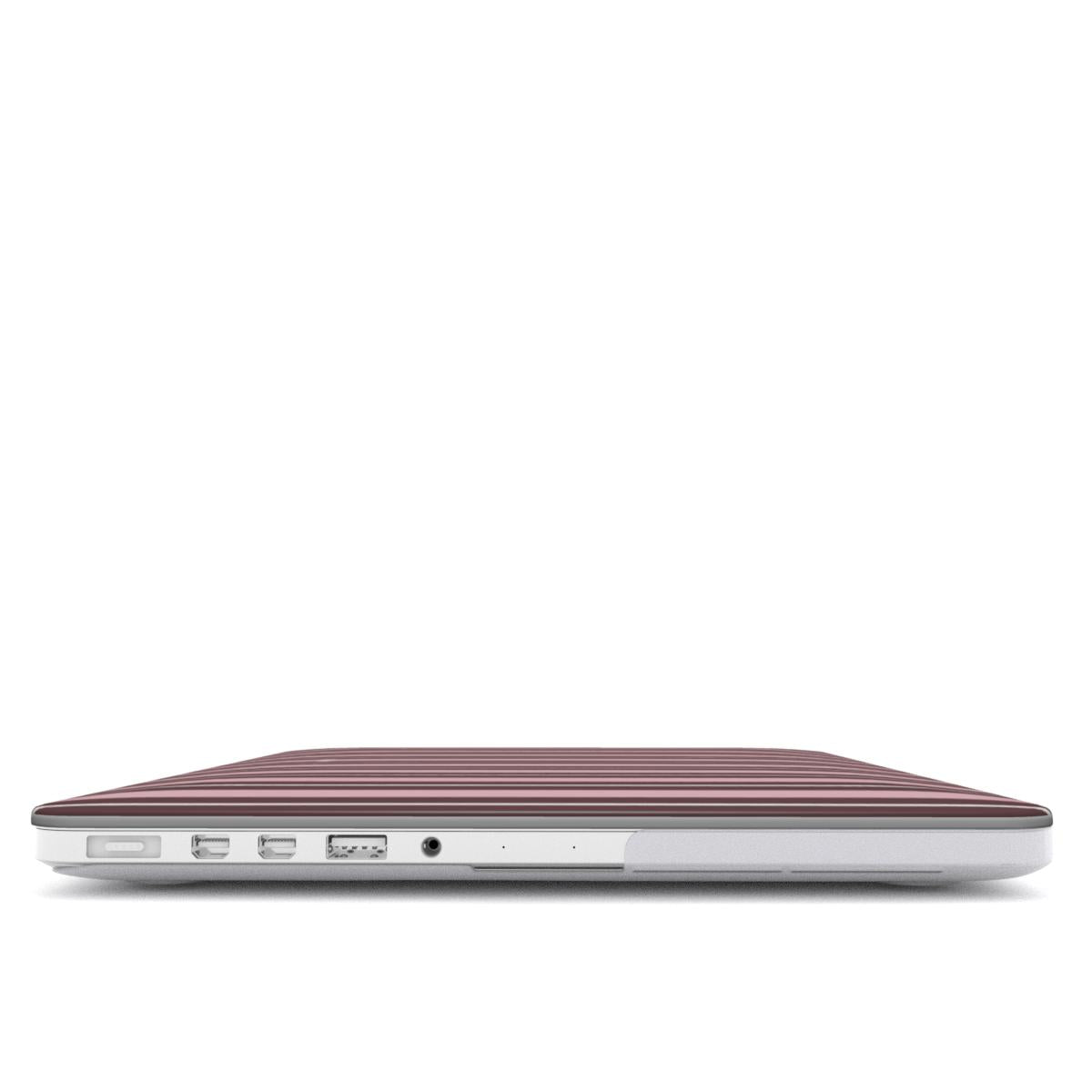 Vertical Flow - Brown & Pink - MacBook Case