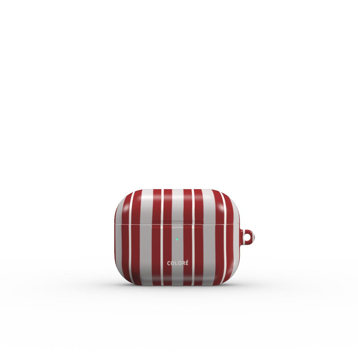 Vertical Flow - Burgundy & Grey - Airpods Case
