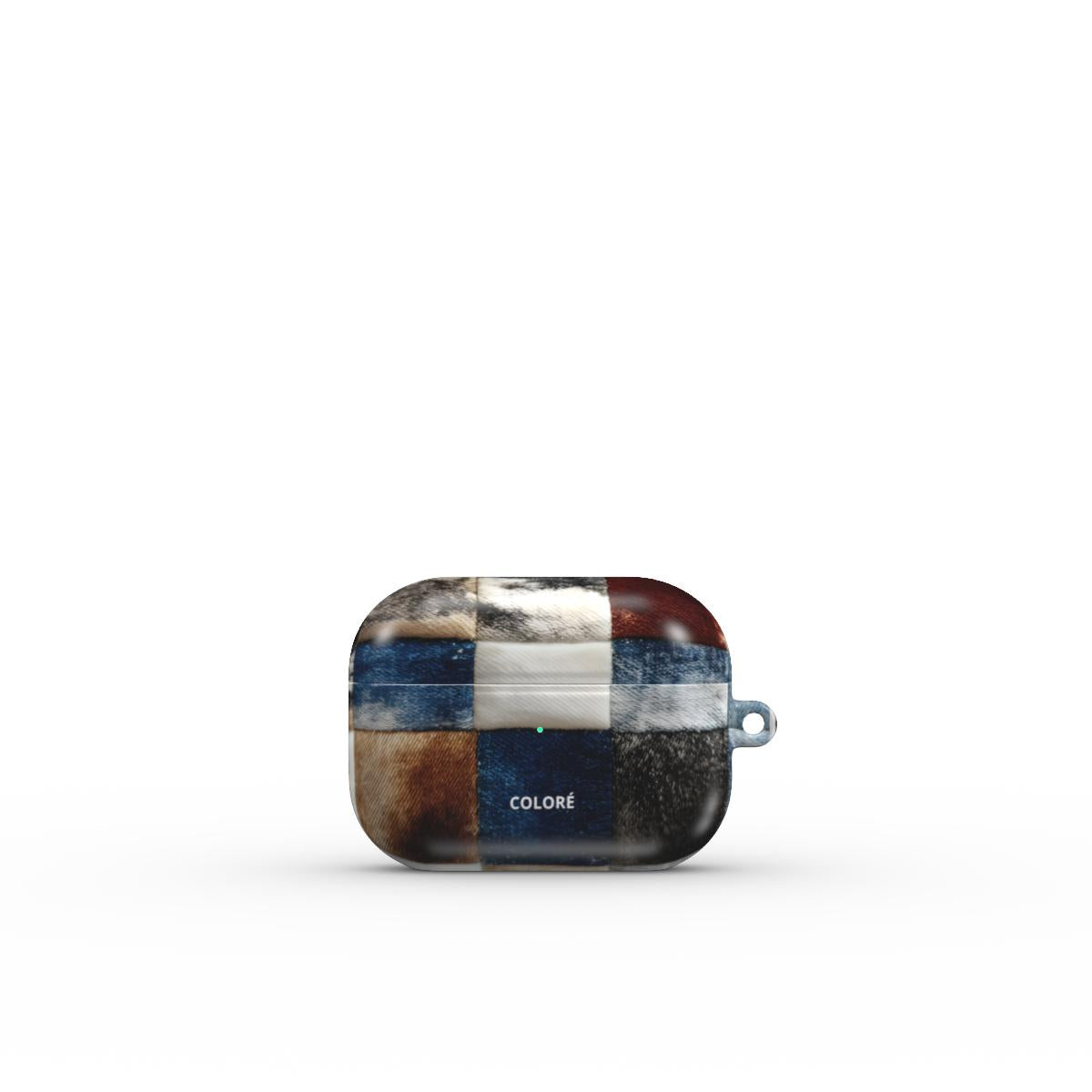 Cowfolk Code - Denim Patchwork - Airpods Case