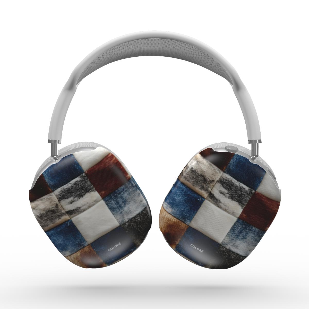 Cowfolk Code - Denim Patchwork - Apple AirPods Max Tough Case