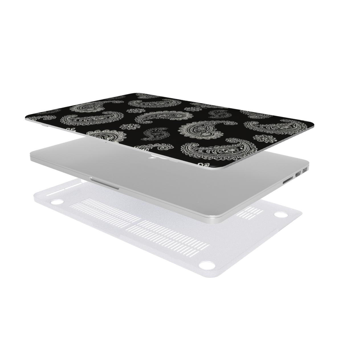 Bandana Code - Black - MacBook Case