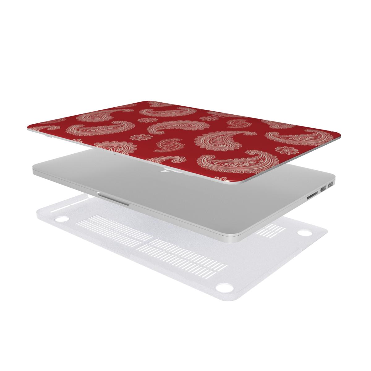 Bandana Code - Red - MacBook Case