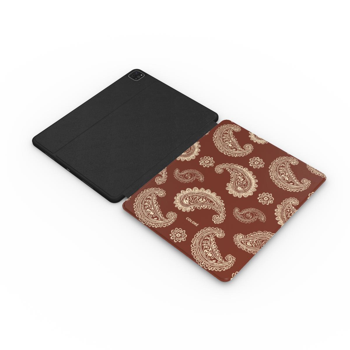 Bandana Code - Brown & Beige - Apple iPad Case