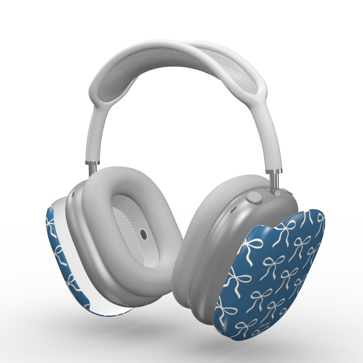 Bow Charm - Azul - Capa resistente para Apple AirPods Max