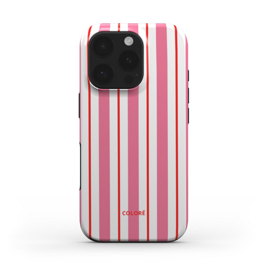 Vertical Flow - Pink & Red - Tough Phone Case Vertical Flow Red Phone Tough Case