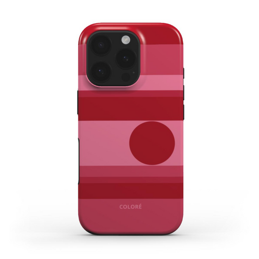 Center Stage - Pink & Red -Tough Phone Case Center Stage Red Phone Tough Case