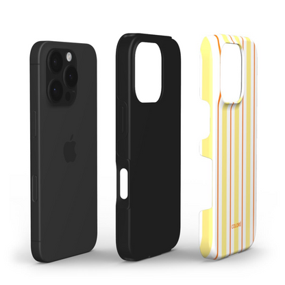 Vertical Flow - Yellow & Orange - Tough Phone Case