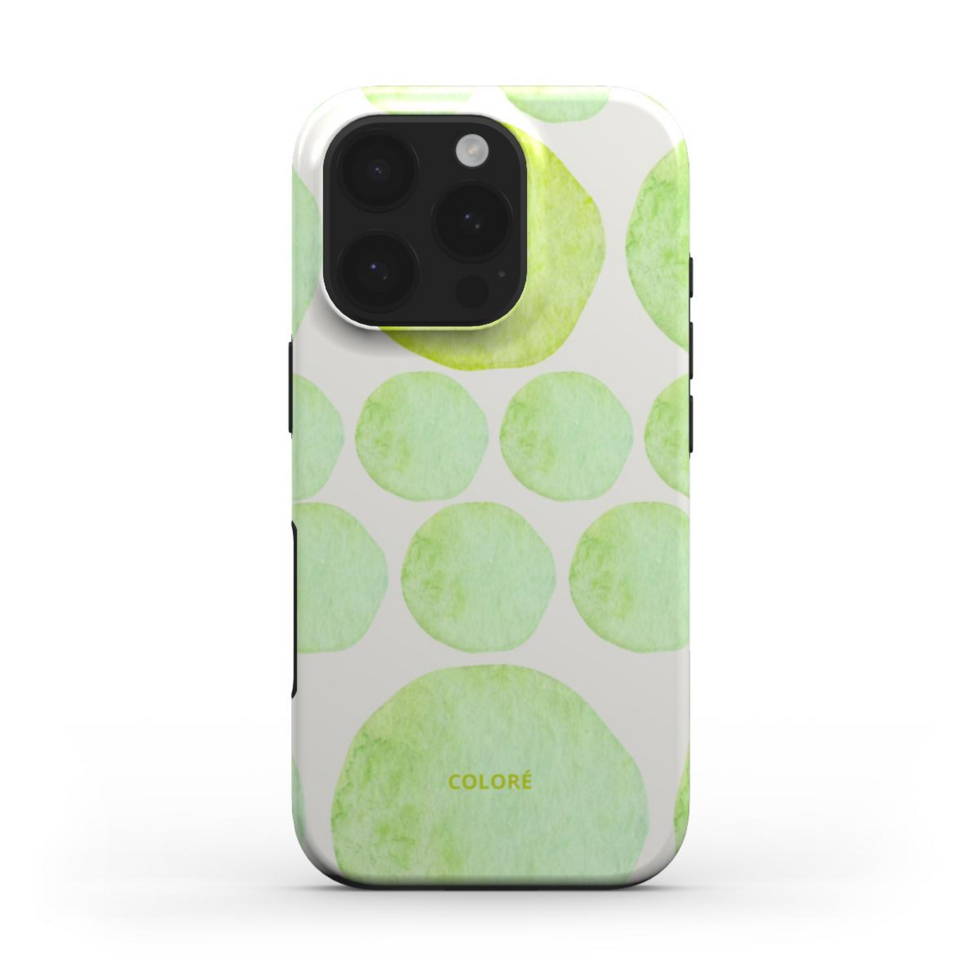 Aquarelle Dots - Green - Tough Phone Case Aquarelle Dots Green Phone Tough Case