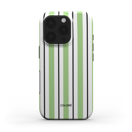 Vertical Flow - Green & Black - Tough Phone Case Vertical Flow Green Phone Tough Case