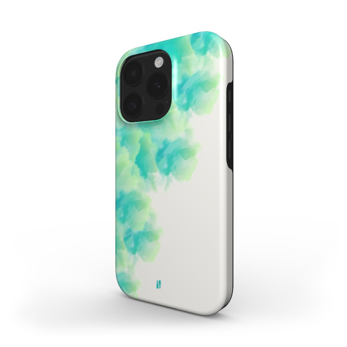 Cloud Bloom - Green - Tough Phone Case