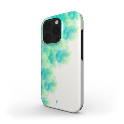 Cloud Bloom - Green - Tough Phone Case