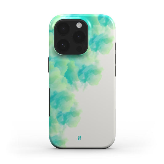 Cloud Bloom - Green - MagSafe Tough Phone Case