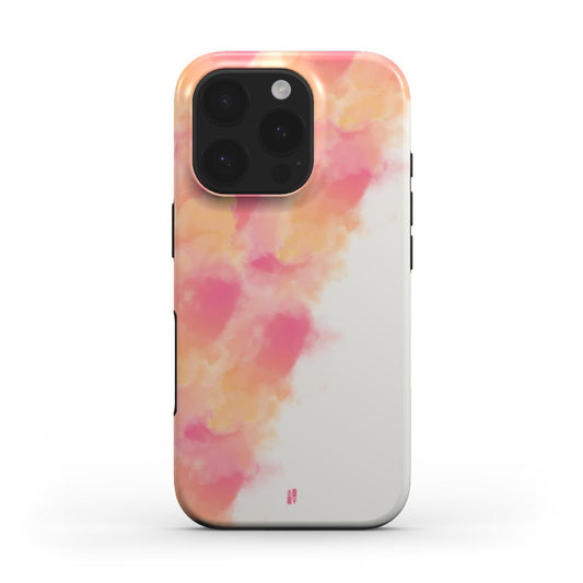 Cloud Bloom - Pink & Orange - Tough Phone Case