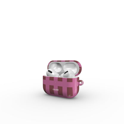 Cone - Pink & Brown - Airpods Case