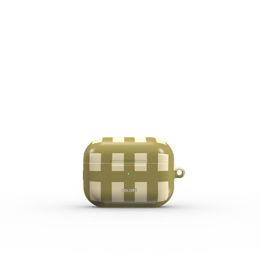 Cone - Green & Butter Yellow - Airpods Case