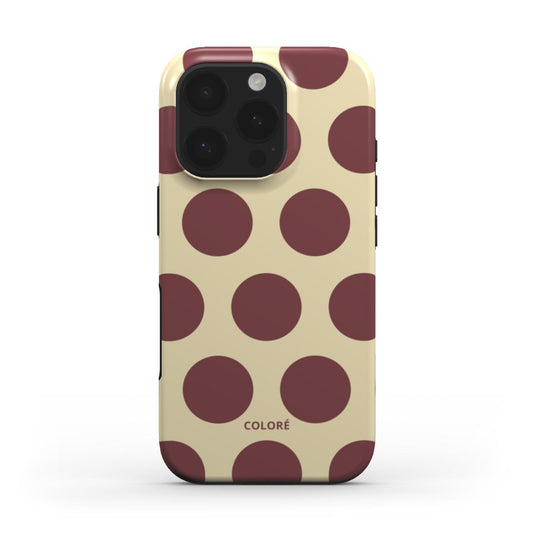 Scoop - Butter Yellow & Brown - Tough Phone Case