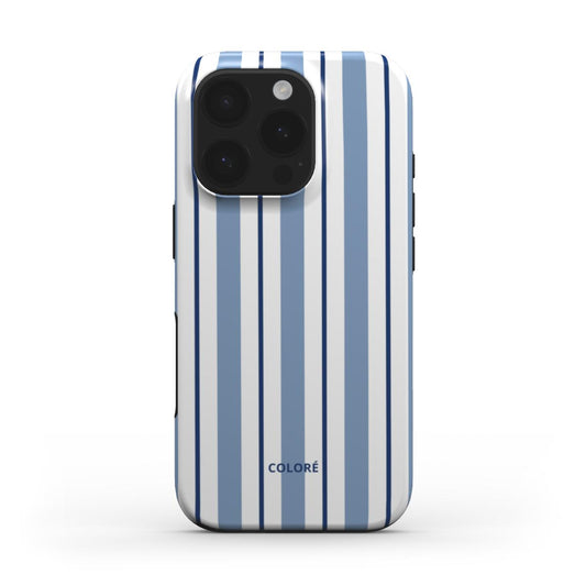 Vertical Flow - Navy Blue - MagSafe Tough Phone Case