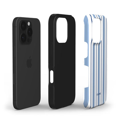 Vertical Flow - Navy Blue - Tough Phone Case