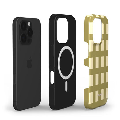 Cone - Green & Butter Yellow - MagSafe Tough Phone Case