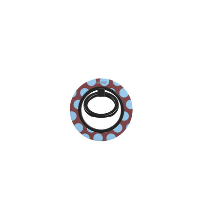 Scoop - Brown & Blue - Magnetic Ring Holder