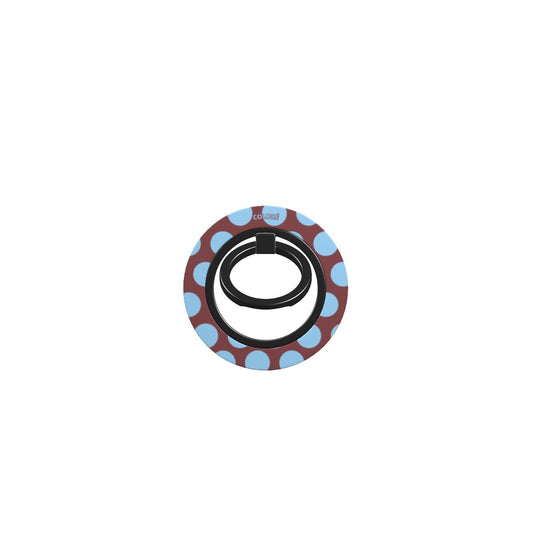 Scoop - Brown & Blue - Magnetic Ring Holder