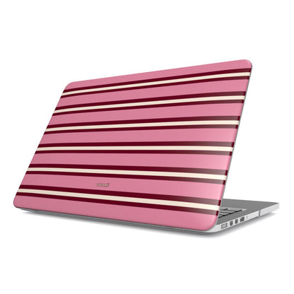 Nordic Layers - Burgundy & Pink - MacBook Case
