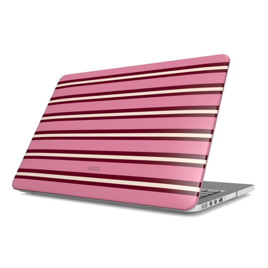 Nordic Layers - Burgundy & Pink - MacBook Case