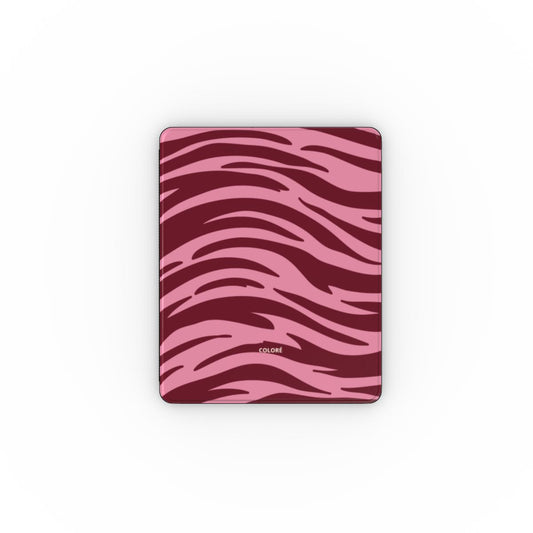 Tiger Tones - Burgundy & Pink - Apple iPad Case