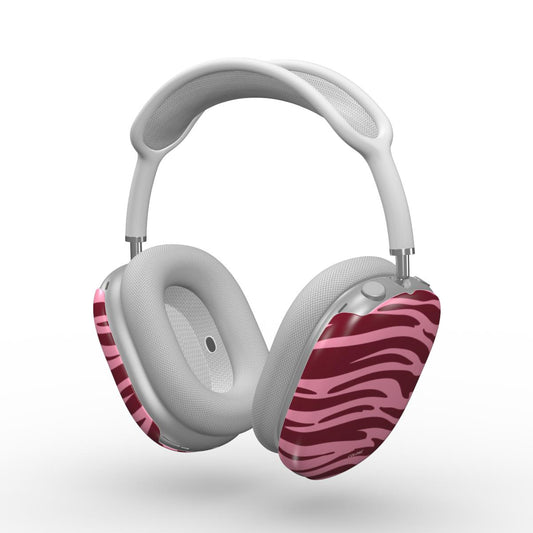 Tiger Tones - Burgundy & Pink - Apple AirPods Max Tough Case
