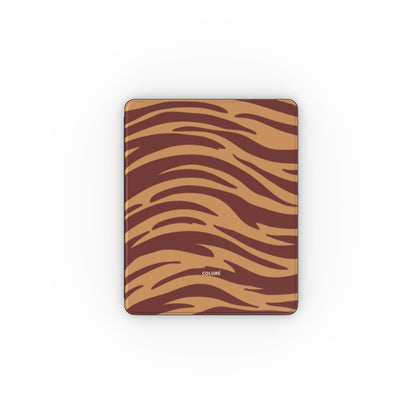 Tiger Tones - Camel &  Castanho - Capa para iPad Apple